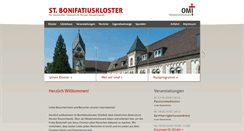 Desktop Screenshot of bonifatiuskloster.de