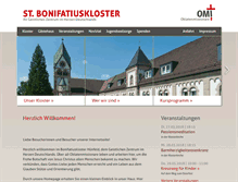 Tablet Screenshot of bonifatiuskloster.de